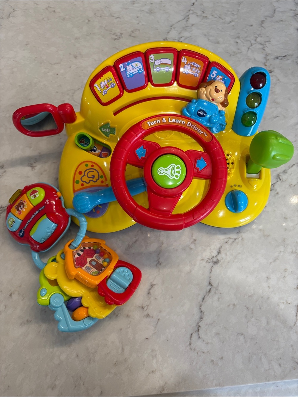 VTECH Smart Sounds Baby Keys and Turn & Learn Driver Bundle